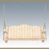 Montana Woodworks Homestead Collection Swing Seat with Chains Ready To Finish