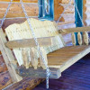 Montana Woodworks Homestead Collection Swing Seat with Chains Exterior Stain