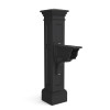 MAYNE 5805B Liberty Mailbox Post- Black