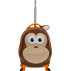 Monkey Printed Polycarbonate Carry On Luggage