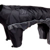 Touchdog Quantum-Ice Full-Bodied Adjustable and 3M Reflective Dog Jacket with Blackshark Technology Black - Medium
