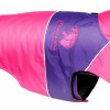 Touchdog Lightening-Shield Waterproof 2-in-1 Convertible Dog Jacket with Blackshark technology Pink - Medium