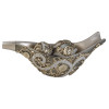 Ore Furniture 21 L in. Silver Vine Decorative Bowl With Spheres