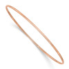 Finest Gold 1.5 mm x 8 in. 14K Rose Gold Slip-on Bangle Bracelet