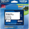 Brother TZE721CS TZE-721CS BLACK-ON-GREEN LABEL TAPE