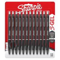 Dymo 2096177 SHARPIE GEL 0.7MM 12CT BLACK