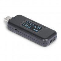 Startech USBC-PWRTESTER USB-C POWER TESTER, DIGITAL MULTIMETER, BI-DIRECTIONAL VOLTAGE AND CURRENT METER