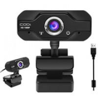 Codi A05024 AQUILA HD 1080P WEBCAM FIXED FOCUS ROTATING BLACK