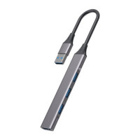 Codi A01113 SLIM USB-A 4PORT HUB X4 USB-A PORTS GREY