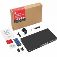 Siig CE-MX0011-S1 8X8 HDMI 4K60HZ MATRIX SWITCHER WITH LCD 18GBPS HDCP 2.2 HDR 10