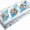 G.Debrekht Holiday Splendor Glass Classical Drop Set of 3 5.5 in. - Glass Ornament