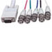 6FT 24 + 5 pin,DVI Male - I to 5 Male ,RGB RGBHV BNC CABLE HDTV Ships from TX New