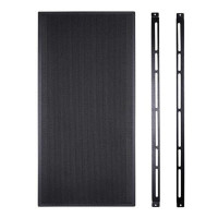 Lian Li Front Mesh Kit for O11D EVO RGB-Aluminum fine mesh panel upgrades airflow-Adjustable front fan mounting brackets supports up to 3x 120mm or 2x 140mm or 2x 160mm (Black)