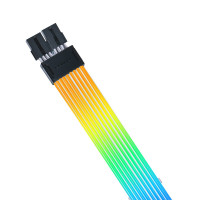 Lian Li Strimer Wireless 8 Pin - Addressable RGB Power Extension Cable with Wireless Control - LED Strip - Wireless Controller NOT Included; a Controller is Required for use ()