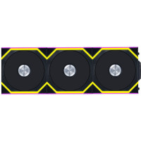 Lian Li UNI Fan SL-Wireless 120 - Triple Pack - Performance-Oriented ARGB Fan with Wireless Connector, Daisy-Chain Design, Customizable Lighting Effects, Low-Noise - Black ()