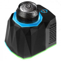 Iceberg Thermal IceFLOE Aurora Gaming RGB Can Cooler Compact Thermoelectric LED Drink Cooler for 12 Oz Cans