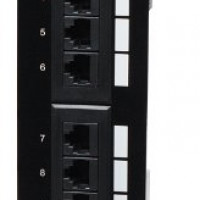 Intellinet 560269 PATCH PANEL - NETWORKING / PORTS QTY: 12 - SUPPORTS 22 TO 26 AWG STRANDED AND SO