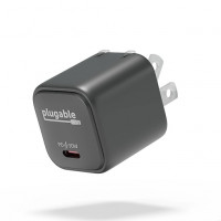 Plugable Technologies PS-30C1B PLUGABLE GAN USB C CHARGER BLOCK, 30W PORTABLE CHARGER, FOLDABLE PRONGS, FAST CH