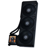 Lian Li Hydroshift 360 AIO- Pre-installed 3 x 28MM fans - Side-mounted coolant pathway - 2.88 inch LCD Screen - 480 x 480 Resolution - Captured screenshots or recorded videos -Black ()