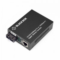 Black Box LGC212A-R2 GIGABIT ETHERNET (1000-MBPS) MEDIA CONVERTER - 10/100/1000-MBPS COPPER TO 1000-M