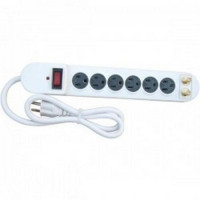 Rt Sales WE-46-F640-R SURGE PROTECTOR W/LED, 6 OUTLETS, 6 FT POWER CORD, CIRCUIT BREAKER