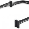 Rocstor Y10C874-B1 PREMIUM 15.7IN 4X SATA POWER SPLITTER ADAPTER CABLE-CONNECTS TO 1 COMPUTER POWER