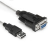 Rocstor Y10C881-B1 PREMIUM 10FT (3M) RS232 SERIAL NULL MODEM CABLE M/F, CROSSOVER SERIAL CABLE - 28