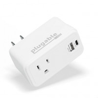 Plugable Technologies PS1-CA1 PLUGABLE 32W USBC USB CHARGER 32W USB-C USB-A AC OUTLET CHARGER