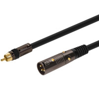 Monoprice 4778 XLR M TO RCA M 16AWG CABLE 10FT