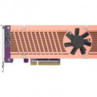 Qnap QM2-2P-384A DUAL M.2 PCIE SSD EXPANSION CARD; SUPPORTS UP TO TWO M.2 2280/22110 FORMFACTOR M