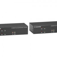 Black Box KVXLCHDP-200 KVM EXTENDER KIT OVER CATX - DUAL-MONITOR, HDMI/DISPLAYPORT 4K30, USB 2.0, AUDIO