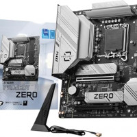 MSI B760M PROJECT ZERO Desktop Motherboard - Intel B760 Chipset - Socket LGA-1700 - Micro ATX