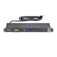 Startech 8NM8-RACK-MOUNT-PDU 8-OUTLET HORIZONTAL RACK MOUNT METERED PDU, 1U SERVER POWER STRIP W/SURGE PROTEC