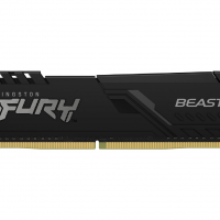 Kingston KF432C16BB/16BK 16GB 3200MT/S DDR4 CL16 DIMM FURY BEAST BLACK BULK 50-UNIT INCREMENTS