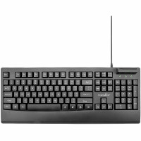 Rocstor Y10P038-B1 KS18 SECURITY USB KEYBOARD WITH BUILT-IN SMARTCARD READER - 104 KEYS - COMMON AC