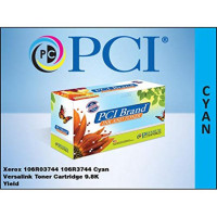 PCI 106R03744-PCI PCI BRAND XEROX 106R03744 (XEROX 106R3744) CYAN TONER CARTRIDGE 9800 PAGE HIGH Y