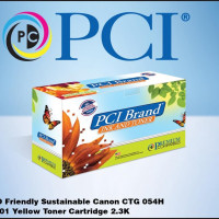 PCI 3025C001-PCI PCI BRAND REMANUFACTURED CANON 3025C001 (CANON CARTRIDGE 054H) YELLOW TONER CART
