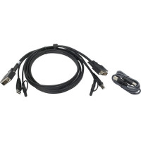 Iogear G2L702UTAA3 6FT DVI USB KVM CABLE KIT