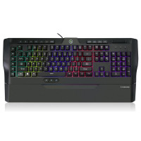 Iogear GKB705 IOGEAR KALIBER GAMING IKON II GAMING KEYBOARD, MACRO KEYS & DEDICATED MEDIA CONT