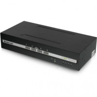 Iogear GCS1424TAA4 4-PORT DUAL VIEW DISPLAYPORT SECURE KVM SWITCH W/AUDIO
