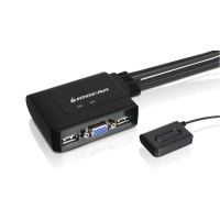 Iogear GCS1602CC 2-PORT 4K USB-C DESKTOP KVM WITH USB PERIPHERAL AND PASS THROUGH PD TAA COMPLIAN