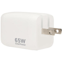 Iogear GPAWC65W IOGEAR GEARPOWER DUAL USB-C 65W CHARGER, PPS, GAN, CABLE INCLUDED, GPAWC65W
