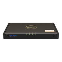 Qnap TBS-464-8G-US QNAP TBS-464 4-DRIVE NASBOOK. INTEL 4-CORE PROCESS, BURST UP TO 2.9GHZ, 8GB DDR