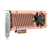 Qnap QM2-2P-344A DUAL M.2 PCIE SSD EXPANSION CARD; SUPPORTS UP TO TWO M.2 2280/22110 FORMFACTOR M