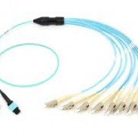 ENet 16F-MTPFALC5MX8PMOM4-ENC 16 FIBER STRAND MTP/MPO-APC FEMALE TO 8X LC SIMPLEX (4-DUPLEX) OM4 50/125 MMF BR