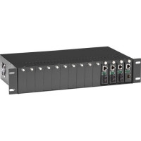Black Box LHGC-RACK POWER SEVERAL MEDIA CONVERTERS. SIMPLIFY LINKS AND OVERALL STRUCTURE. THE CHASSI