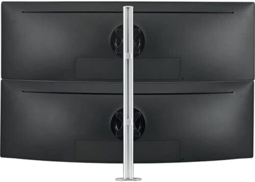 Atdec AWMS-2-46H75-H-S DUAL HD SWING ARMS ON TALL POST SILVER