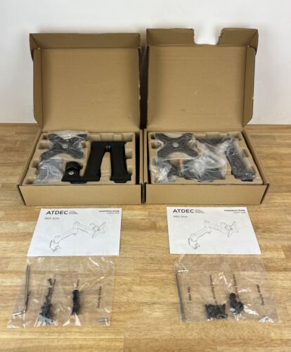 Atdec AWMS-6-46275-H-B HEX MOUNT WITH TWO POSTS BLACK
