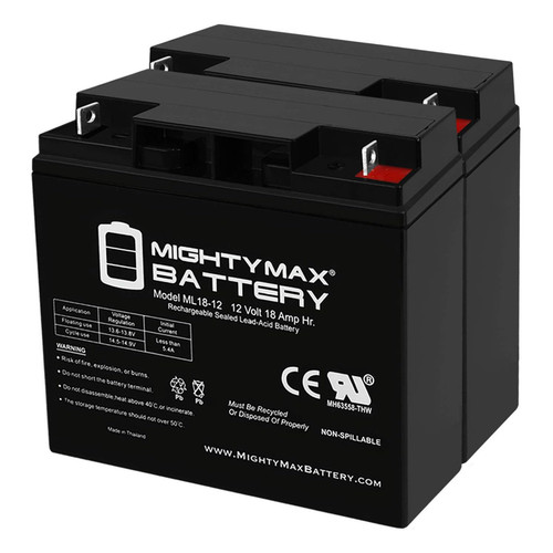 Battery Tech APCRBC163-SLA163 BTI APCRBC163-SLA163 12V 580W 2-CELL SEALED LEAD ACID BATTERY FOR APC BACK-UPS P