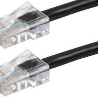 Monoprice 13219 CAT6 UTP PATCH CABLE_ 6-INCH BLACK